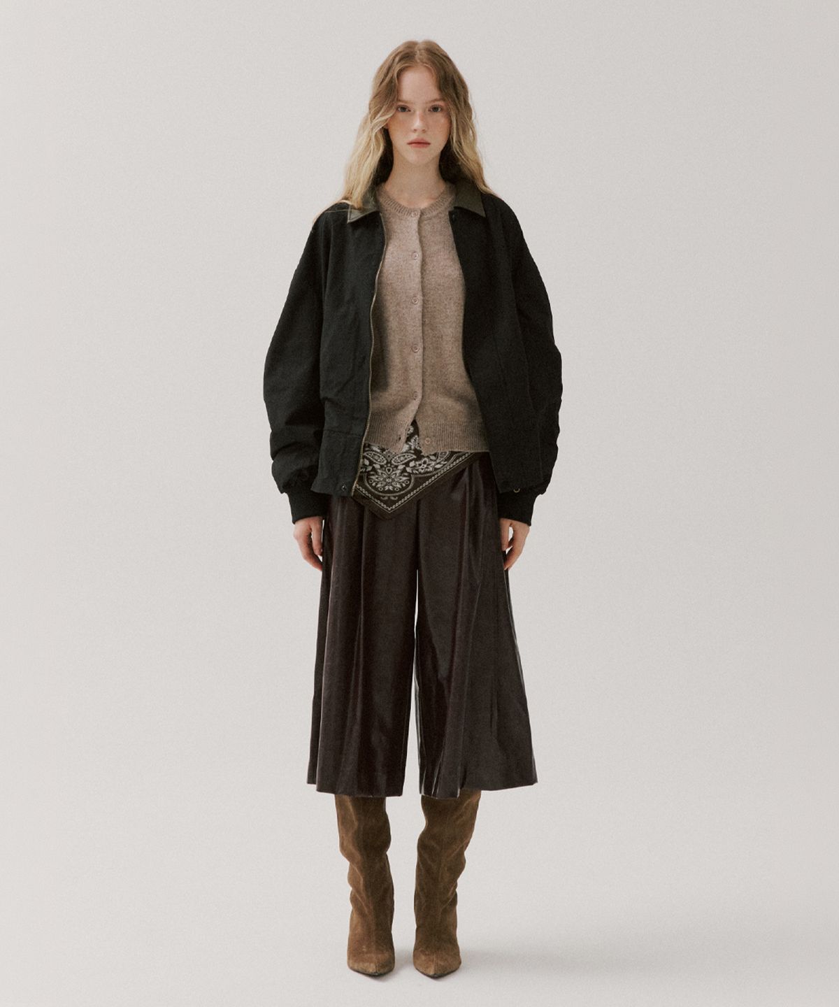 알엠알엔(RMRN) LEATHER BERMUDA PANTS