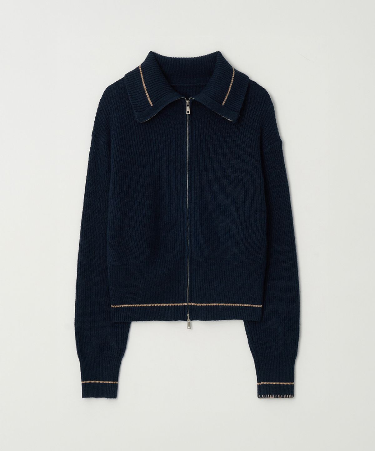 알엠알엔(RMRN) 2-WAY WOOL ZIP-UP KNIT