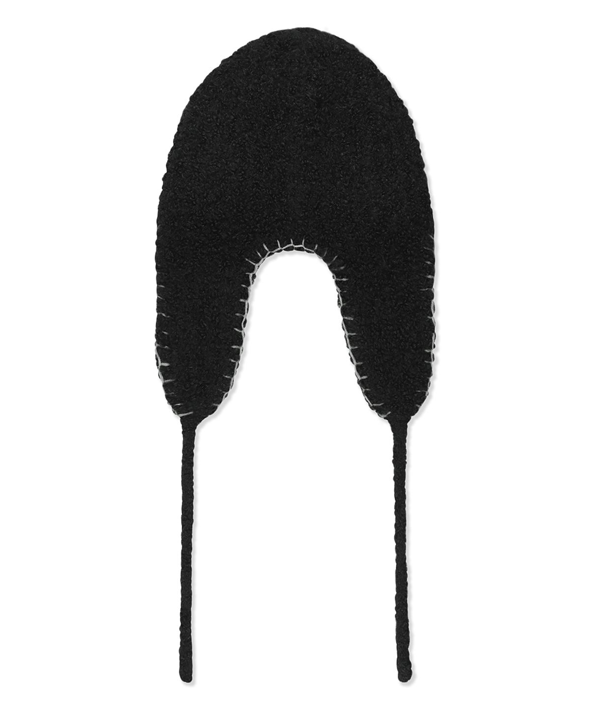 마하그리드(MAHAGRID) STITCH EARFLAP BLACK(MG2FWMAB34A)