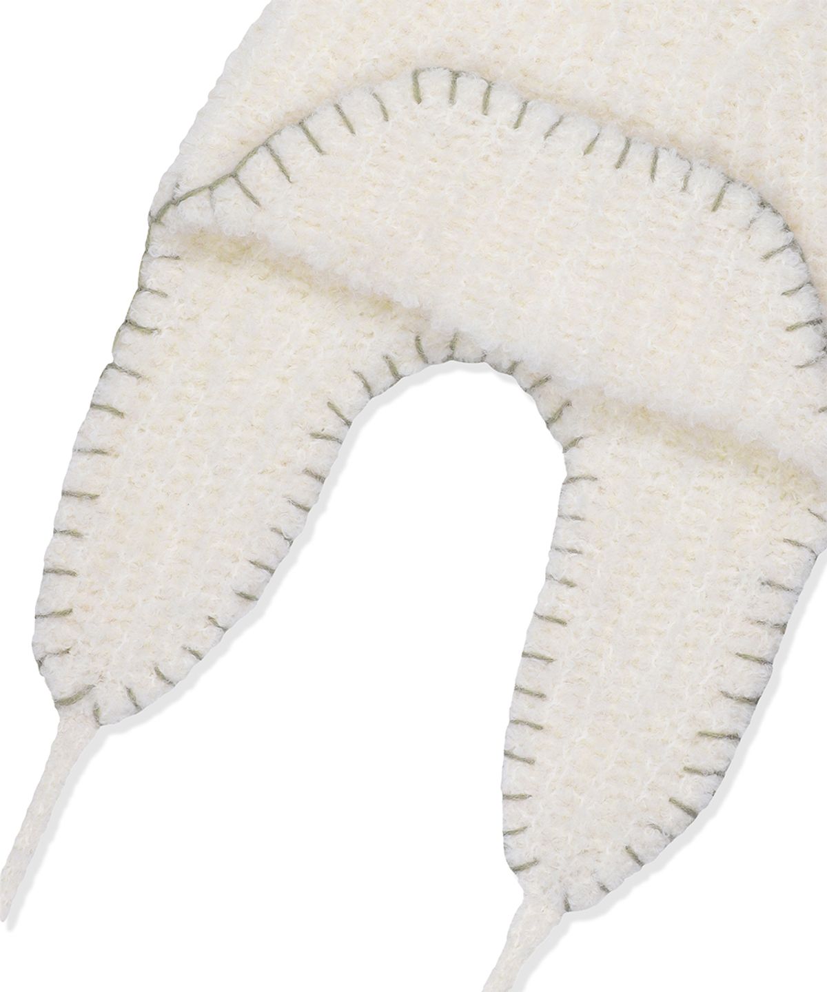마하그리드(MAHAGRID) STITCH EARFLAP IVORY(MG2FWMAB34A)