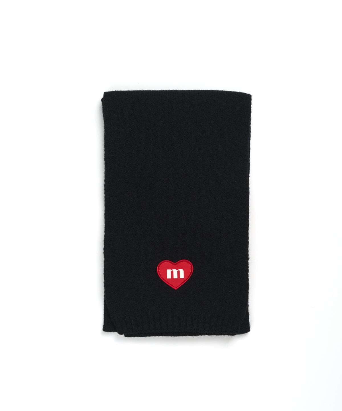 마크니(MACNI) LOVE M KNIT MUFFLER BLACK