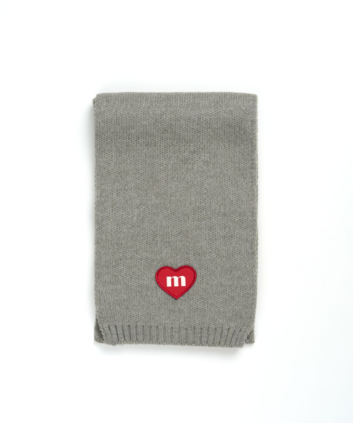 마크니(MACNI) LOVE M KNIT MUFFLER GREY