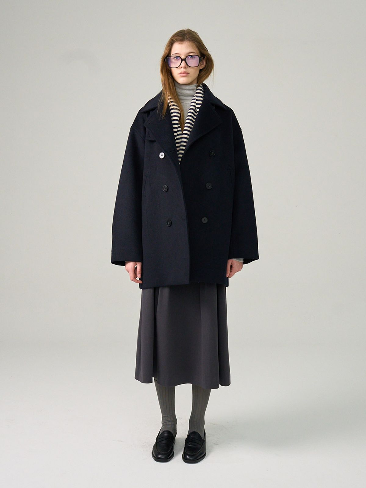 헌치(HUNCH) Overfit Pea Coat