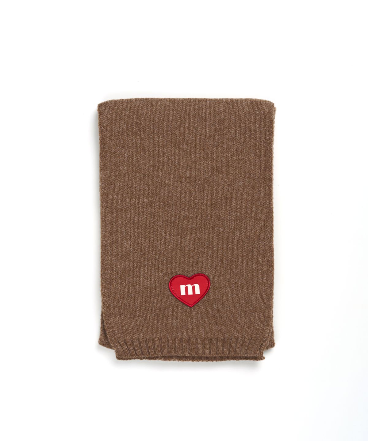 마크니(MACNI) LOVE M KNIT MUFFLER COCOA