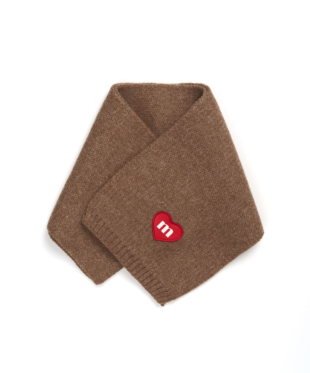 마크니(MACNI) LOVE M KNIT MUFFLER COCOA