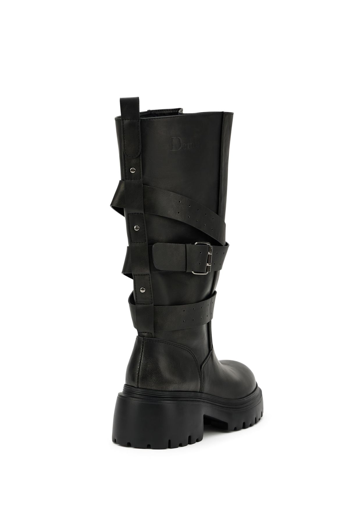 다이닛(DEINET) WILD BUCKLE BOOTS IN BLACK