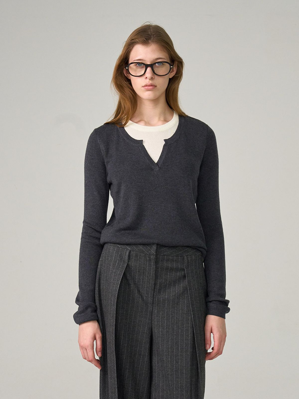 헌치(HUNCH) Layered Detail Knitwear