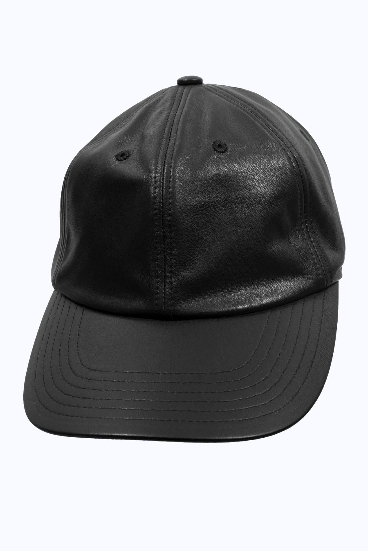 더 긱스(THE GEEKS) Leather earflap cap - Black