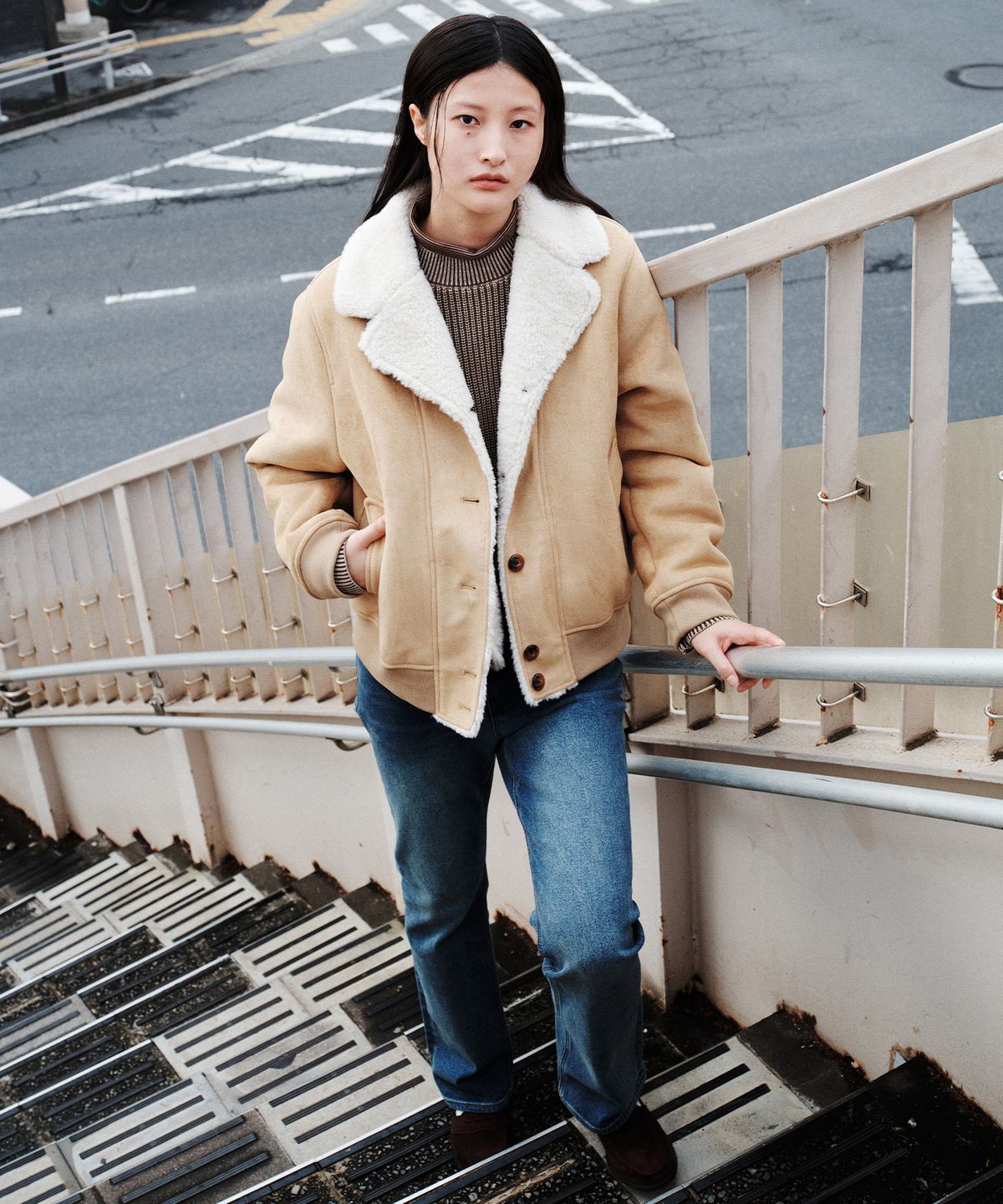 플랙 우먼(PLAC WOMEN) 부츠컷 웜 진 M92 인디고