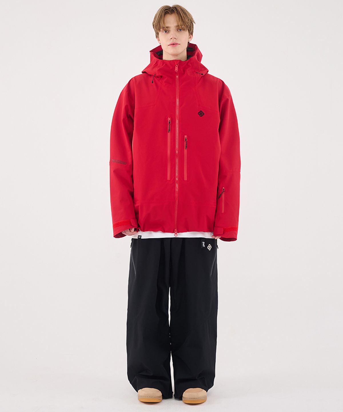 돌아우터웨어(DOLL OUTERWEAR) 2526 이보크 자켓(3L)&팬츠 세트 RED  남녀공용