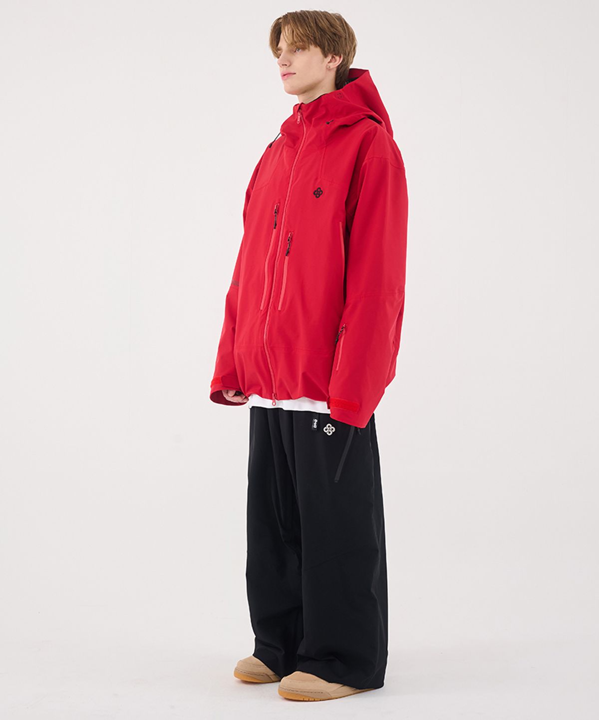 돌아우터웨어(DOLL OUTERWEAR) 2526 이보크 자켓(3L)&팬츠 세트 RED  남녀공용