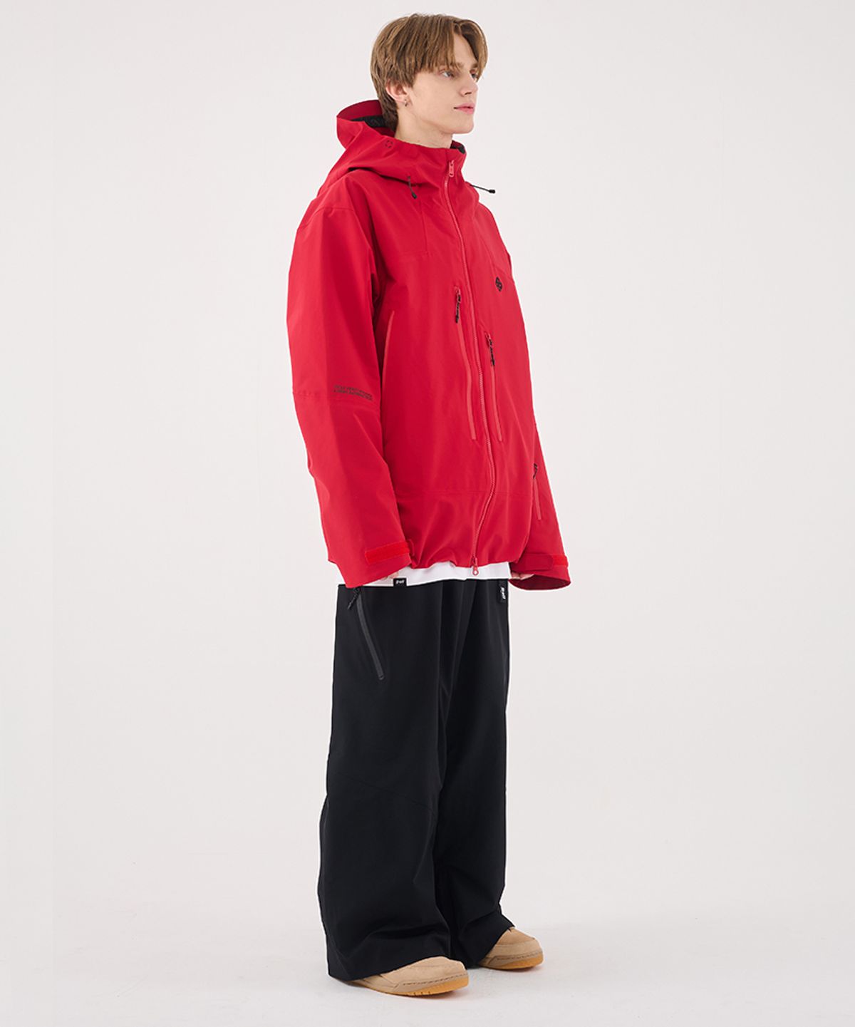 돌아우터웨어(DOLL OUTERWEAR) 2526 이보크 자켓(3L)&팬츠 세트 RED  남녀공용