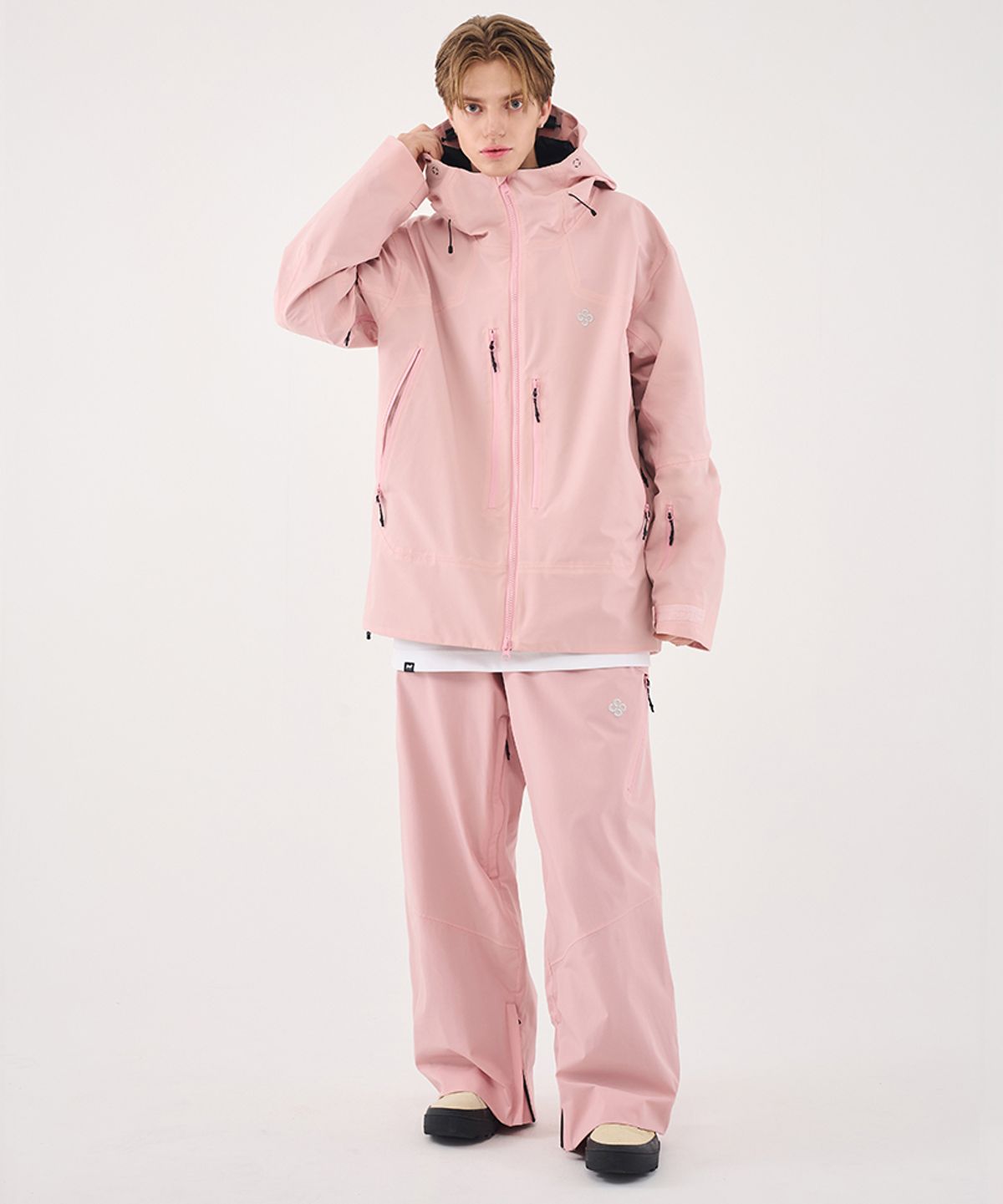 돌아우터웨어(DOLL OUTERWEAR) 2526 이보크 자켓(3L)&팬츠 세트 PINK  남녀공용
