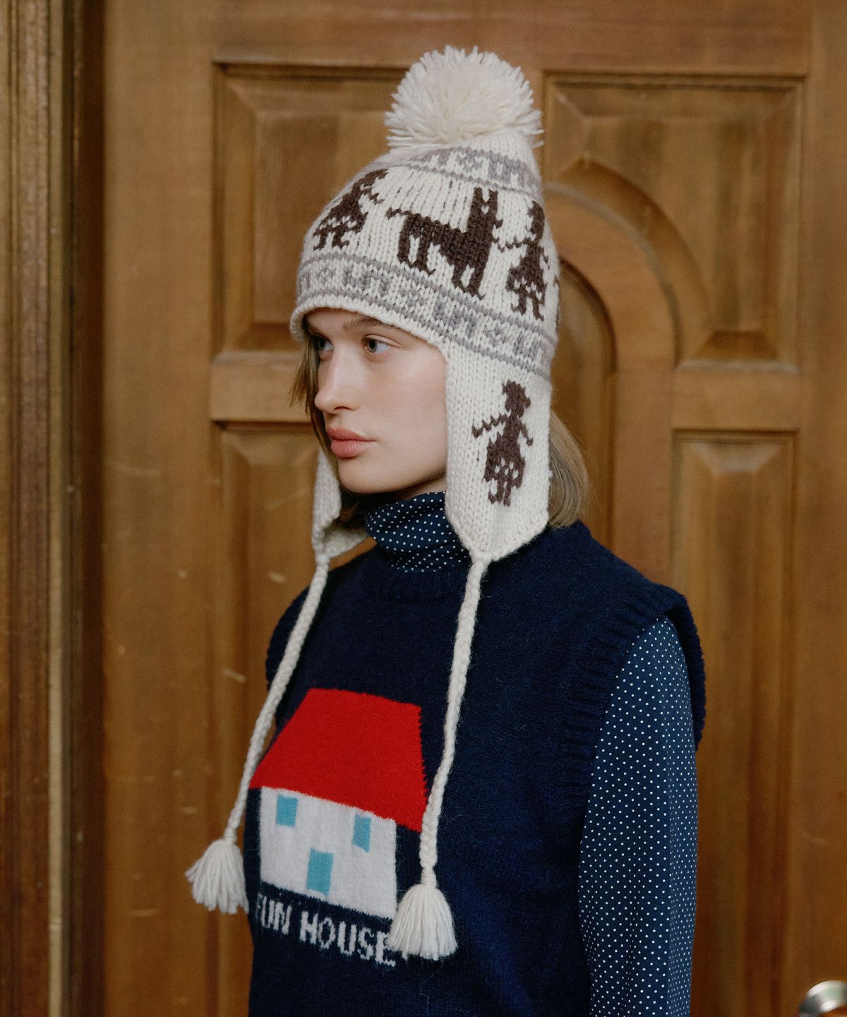 펀프롬펀(FUNFROMFUN) Nomad Handmade Earmuff, Cream