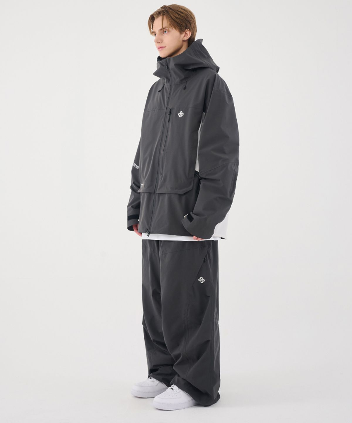 돌아우터웨어(DOLL OUTERWEAR) 2526 시마 자켓(3L)&팬츠 세트 CHACOAL 남녀공용