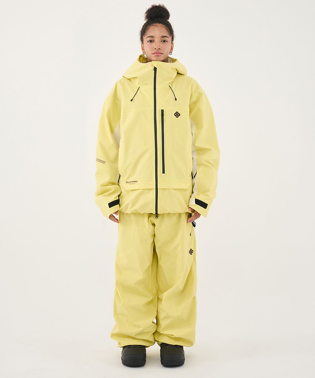 돌아우터웨어(DOLL OUTERWEAR) 2526 시마 자켓(3L)&팬츠 세트 LEMON 남녀공용