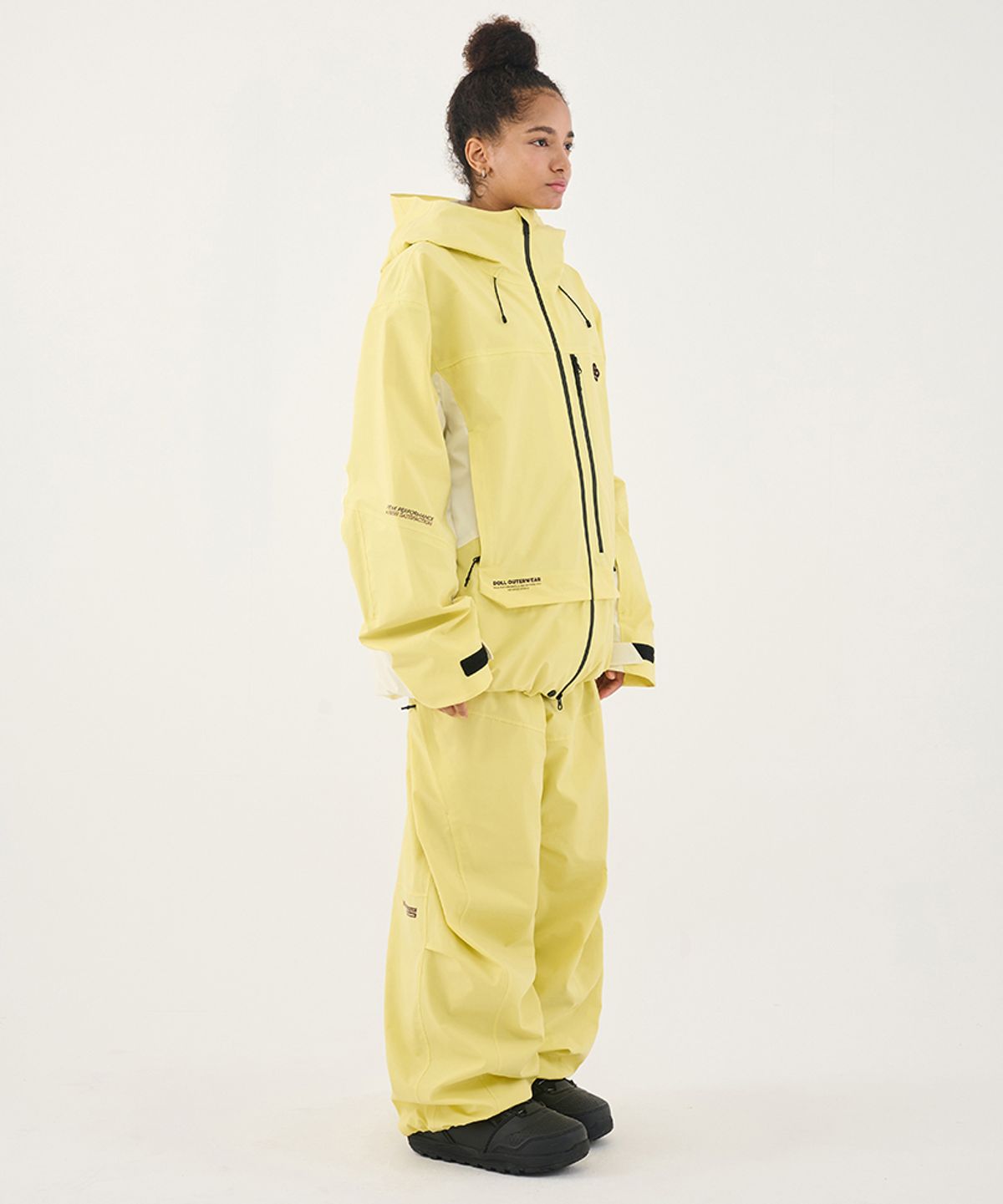 돌아우터웨어(DOLL OUTERWEAR) 2526 시마 자켓(3L)&팬츠 세트 LEMON 남녀공용