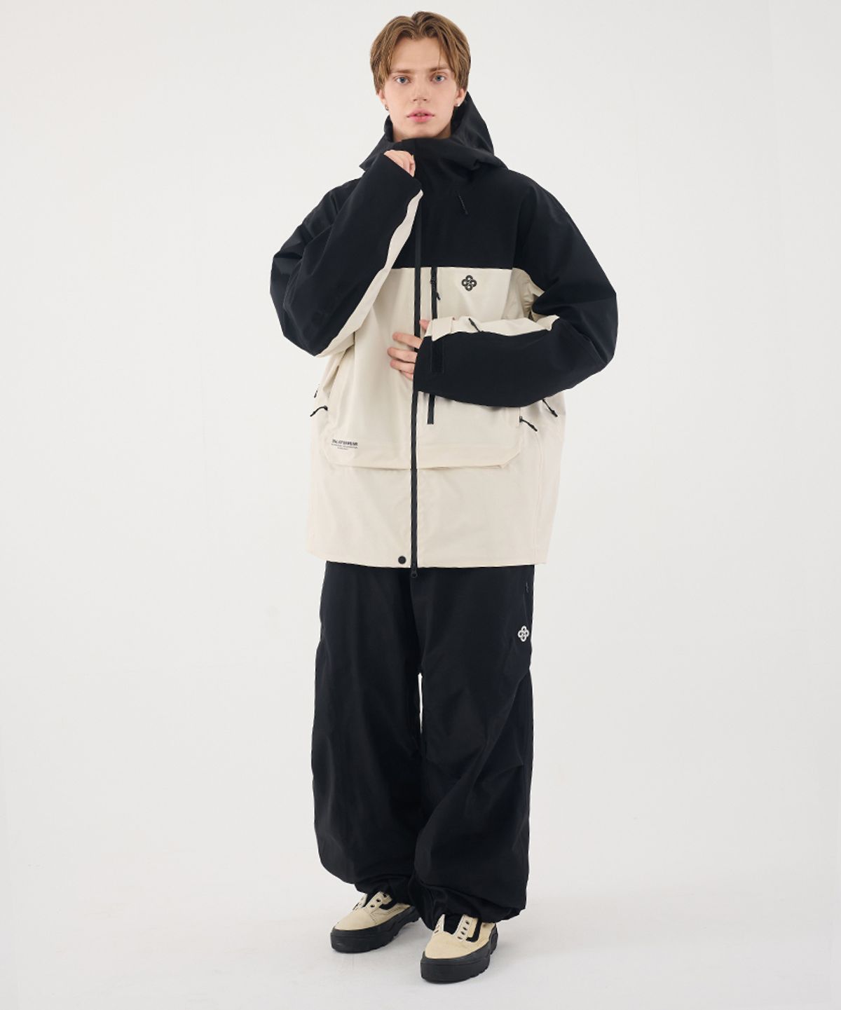 돌아우터웨어(DOLL OUTERWEAR) 2526 시마 자켓(3L)&팬츠 세트 BLACK 남녀공용