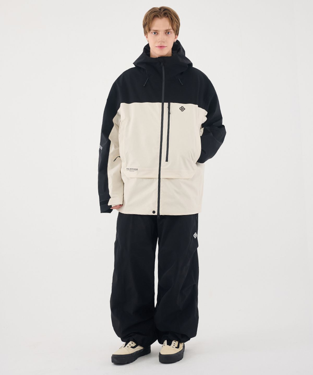 돌아우터웨어(DOLL OUTERWEAR) 2526 시마 자켓(3L)&팬츠 세트 BLACK 남녀공용
