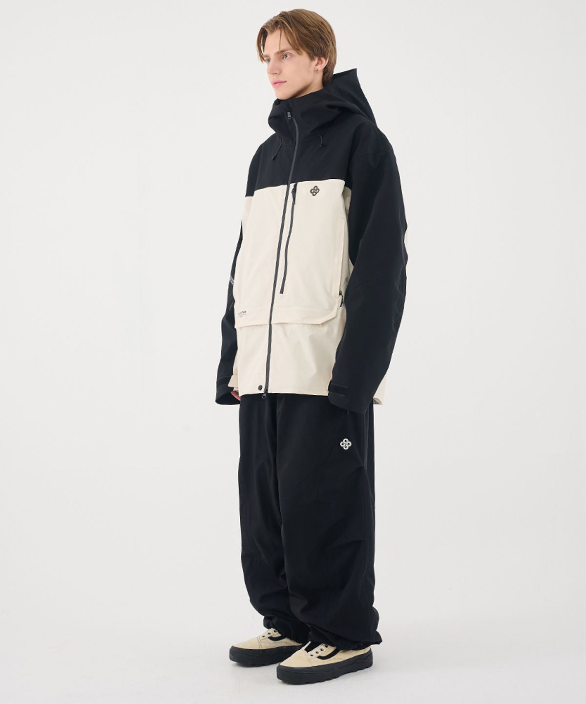 돌아우터웨어(DOLL OUTERWEAR) 2526 시마 자켓(3L)&팬츠 세트 BLACK 남녀공용