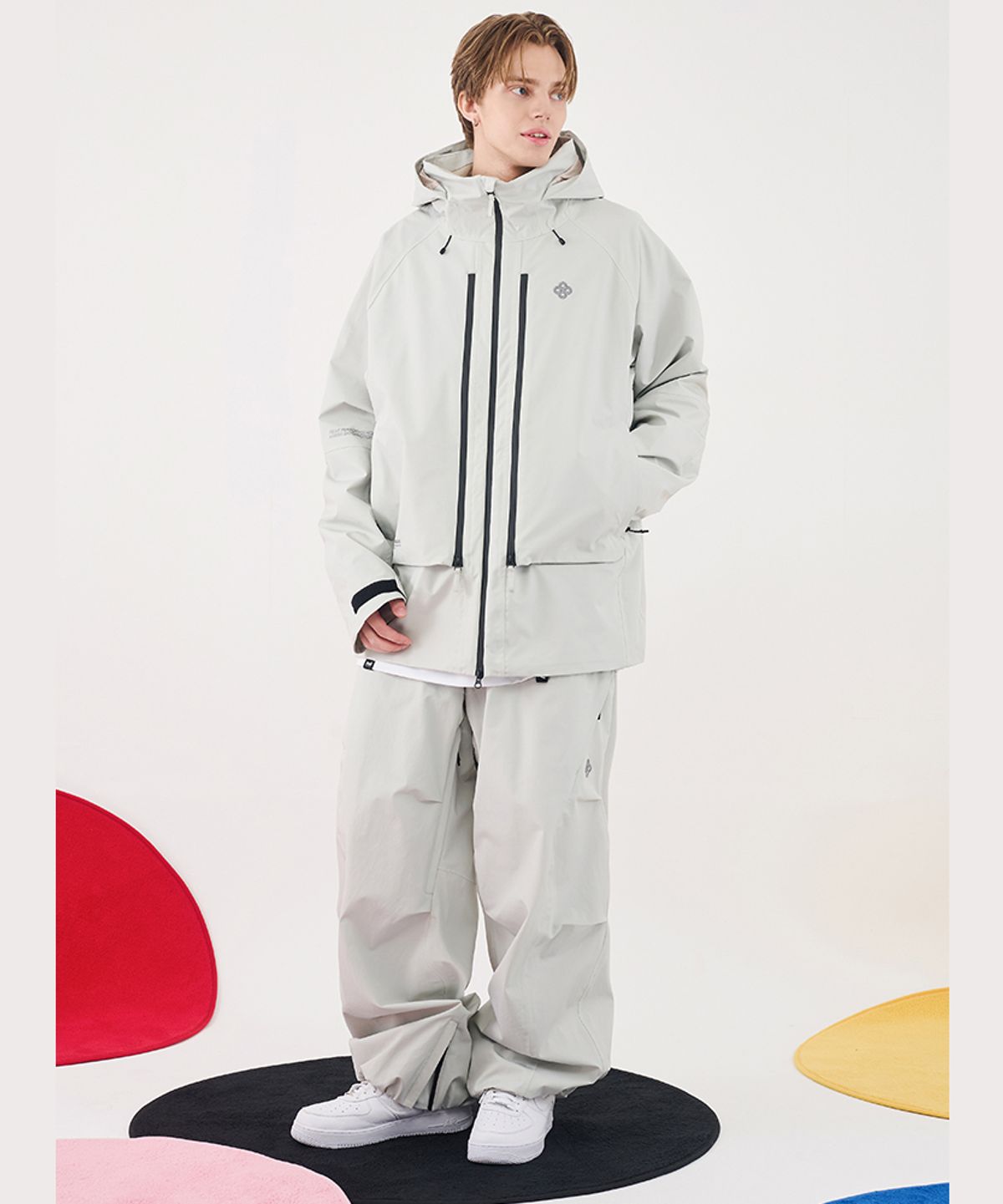 돌아우터웨어(DOLL OUTERWEAR) 2526 브릭 자켓(3L)&팬츠 세트 COOL GRAY 남녀공용