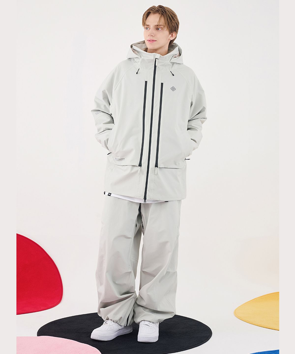 돌아우터웨어(DOLL OUTERWEAR) 2526 브릭 자켓(3L)&팬츠 세트 COOL GRAY 남녀공용