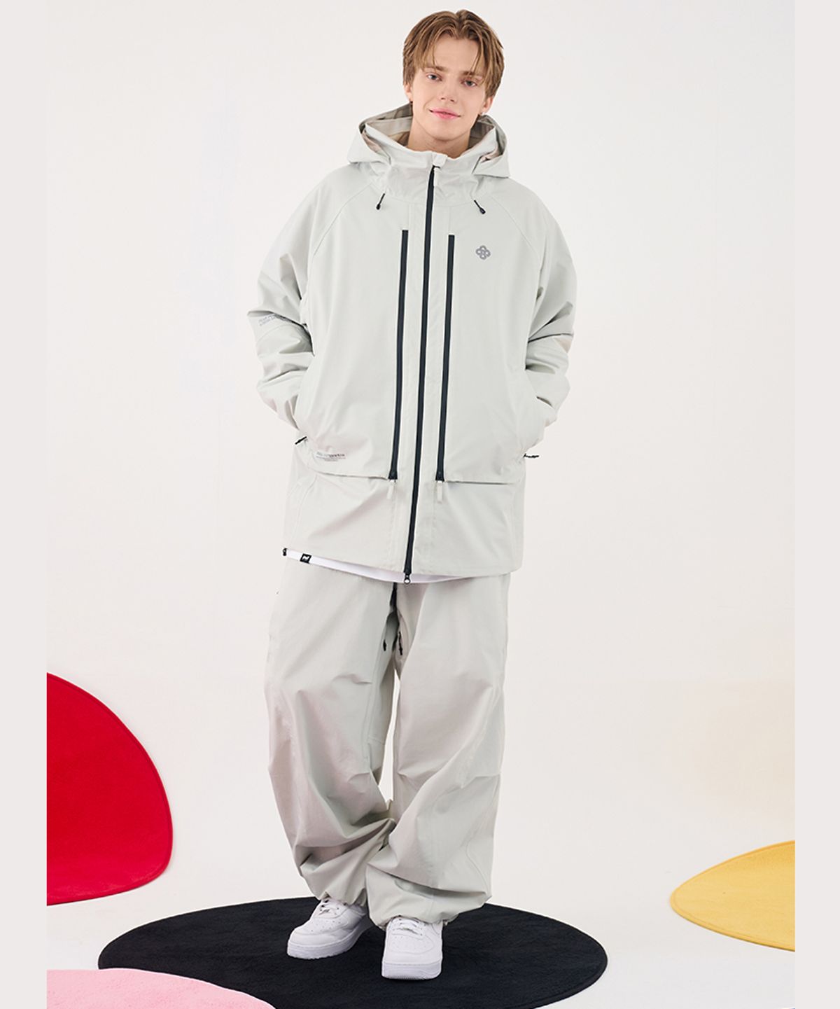 돌아우터웨어(DOLL OUTERWEAR) 2526 브릭 자켓(3L)&팬츠 세트 COOL GRAY 남녀공용