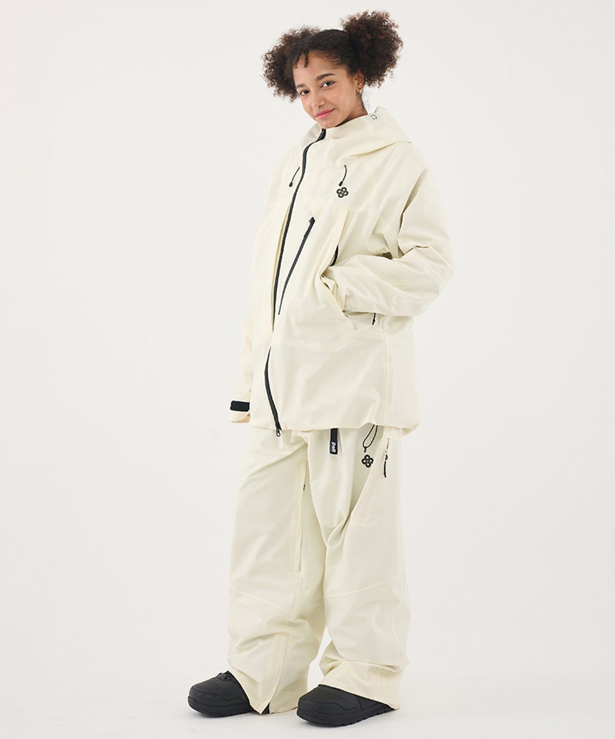 돌아우터웨어(DOLL OUTERWEAR) 2526 아크 자켓(3L)&팬츠 세트 IVORY 남녀공용