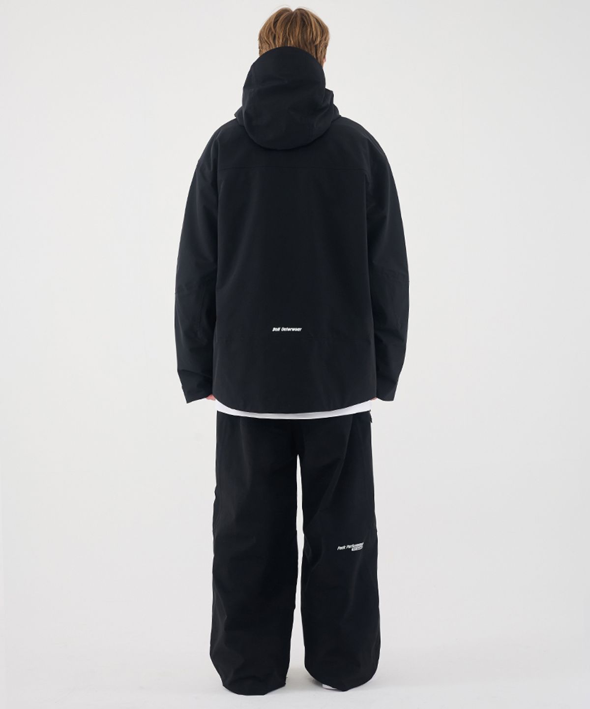 돌아우터웨어(DOLL OUTERWEAR) 2526 이보크 자켓(3L)&팬츠 세트 BLACK  남녀공용