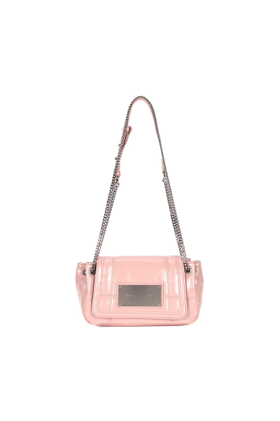 MUSINSA公式 | MATIN KIM GLOSSY QUILTING SMALL CHAIN BAG IN PINK