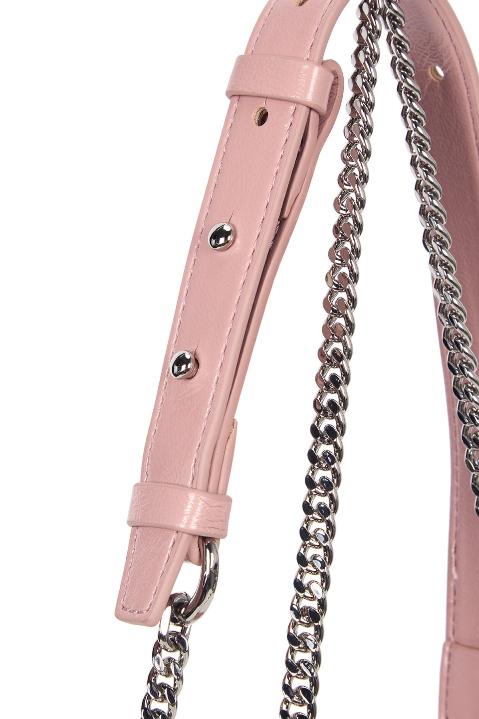 MUSINSA公式 | MATIN KIM GLOSSY QUILTING SMALL CHAIN BAG IN PINK