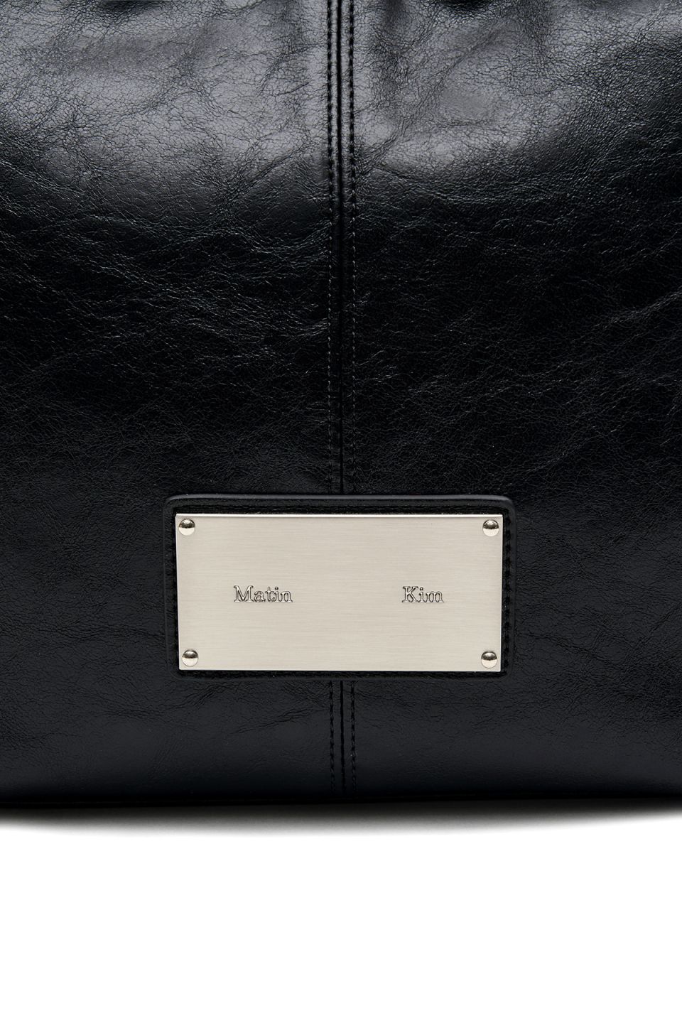 MUSINSA公式 | MATIN KIM MATIN STUD POINT SMALL SHOULDER BAG IN BLACK
