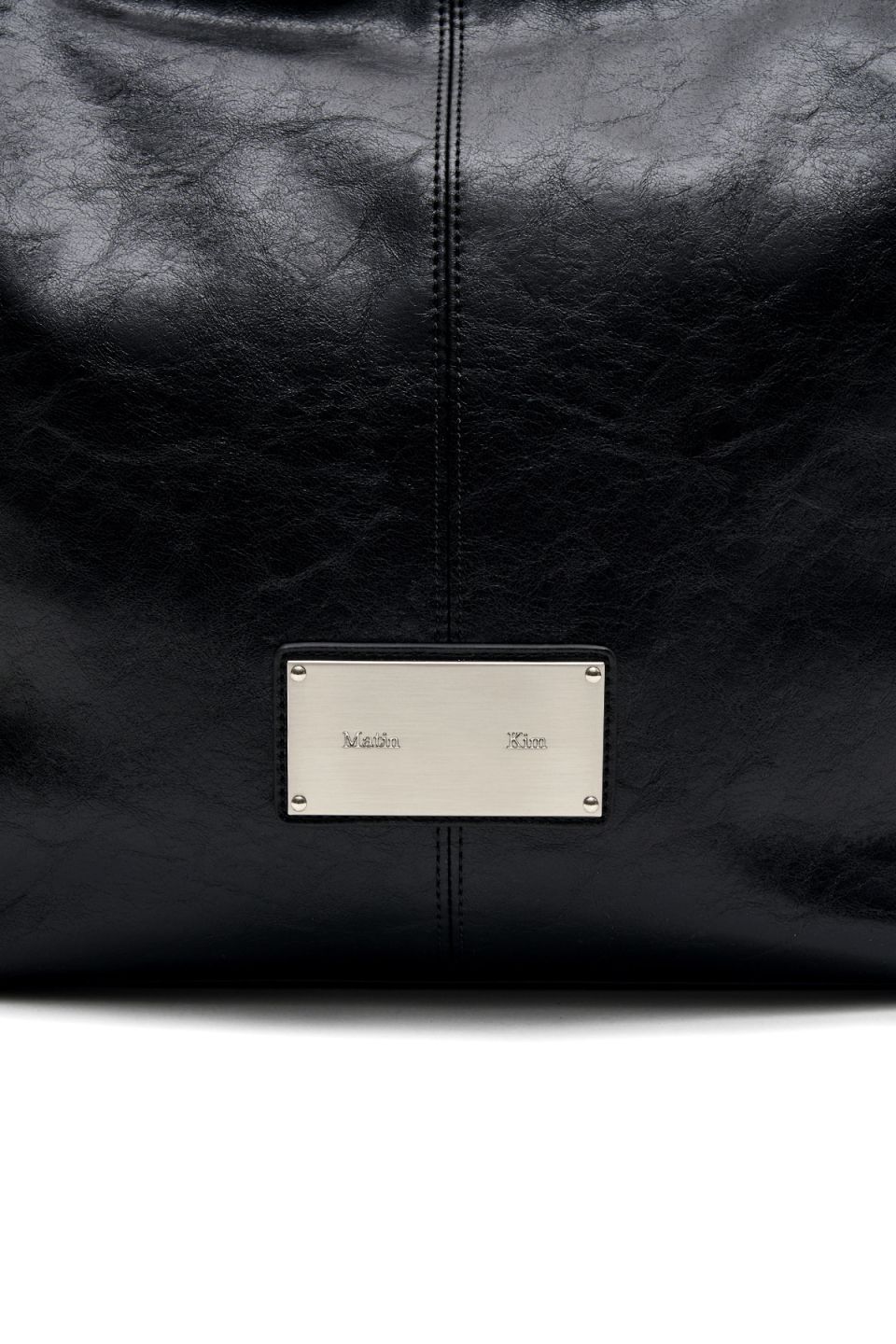 MUSINSA | MATIN KIM MATIN STUD POINT LARGE SHOULDER BAG IN BLACK