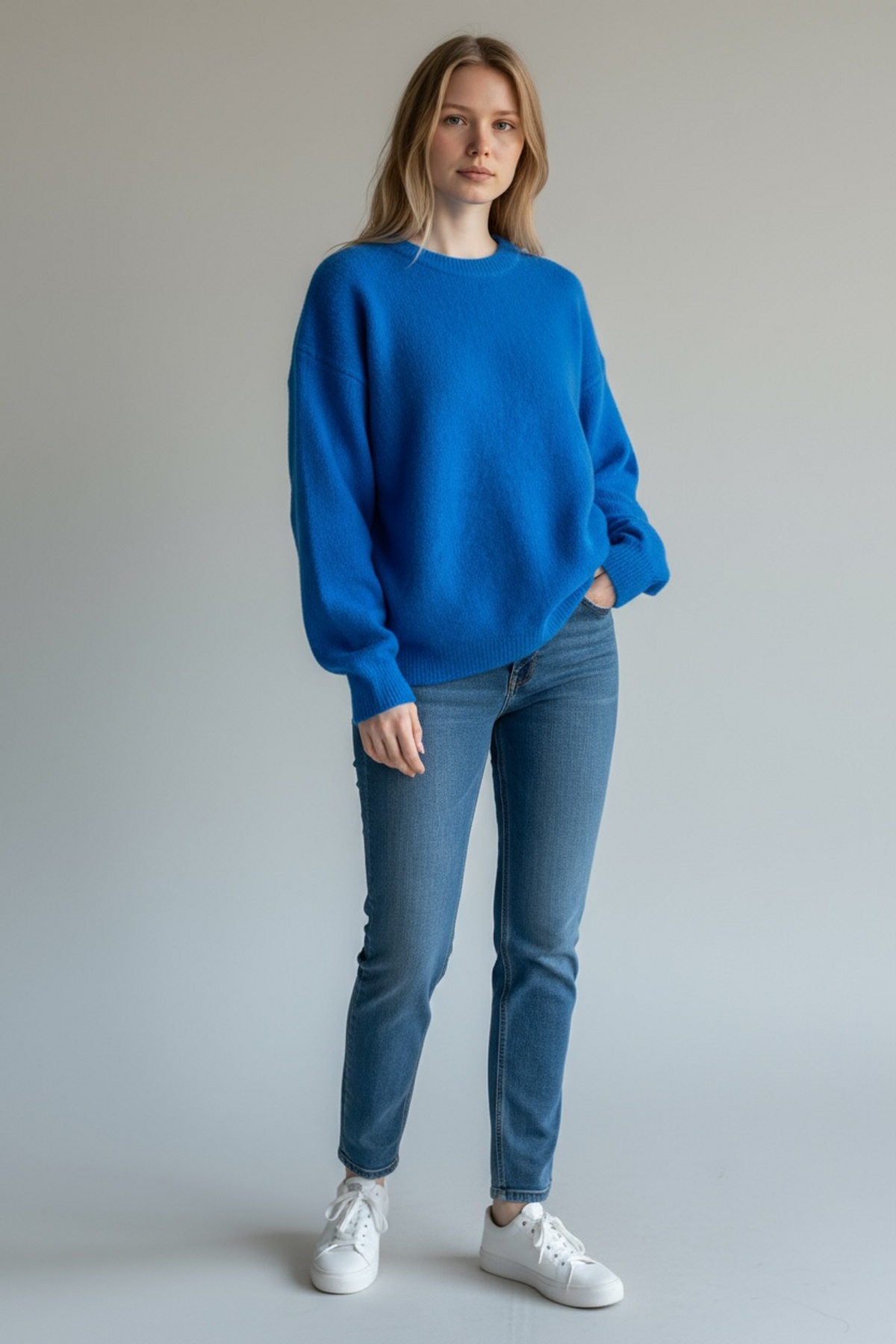 본슬리피(BORN SLIPPY) Everyday Soft Cozy Knit (Blue)