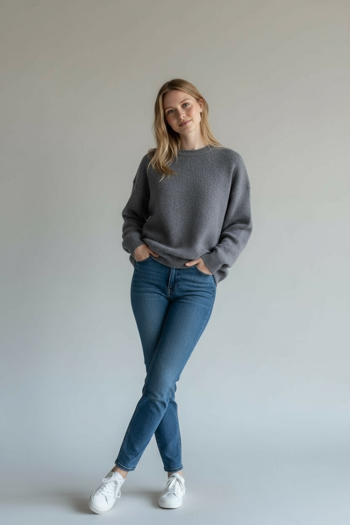 본슬리피(BORN SLIPPY) Everyday Soft Cozy Knit (Gray)