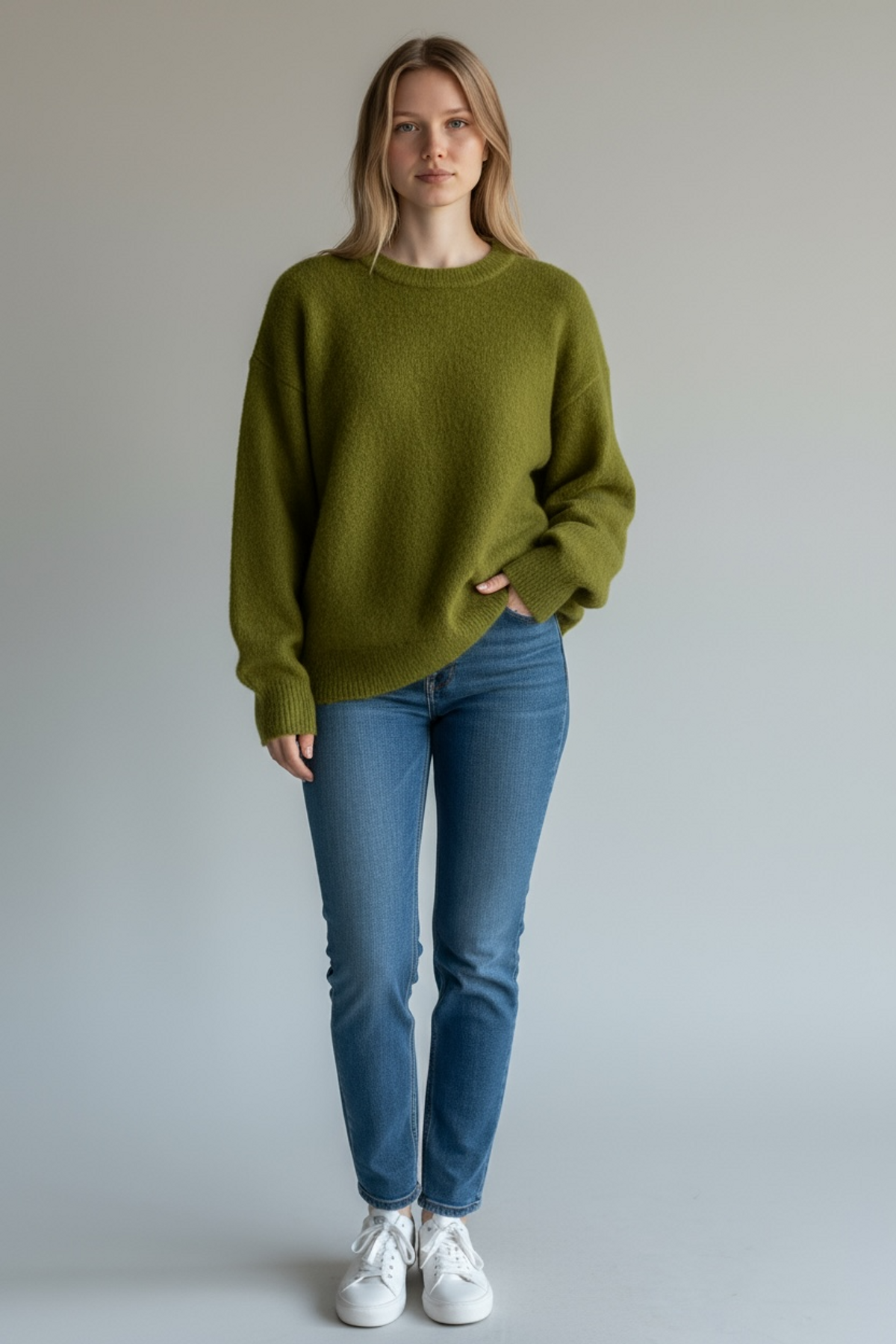 본슬리피(BORN SLIPPY) Everyday Soft Cozy Knit (Khaki)