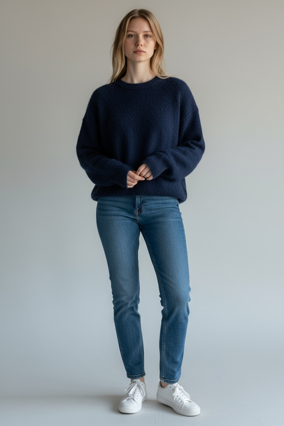 본슬리피(BORN SLIPPY) Everyday Soft Cozy Knit (Navy)