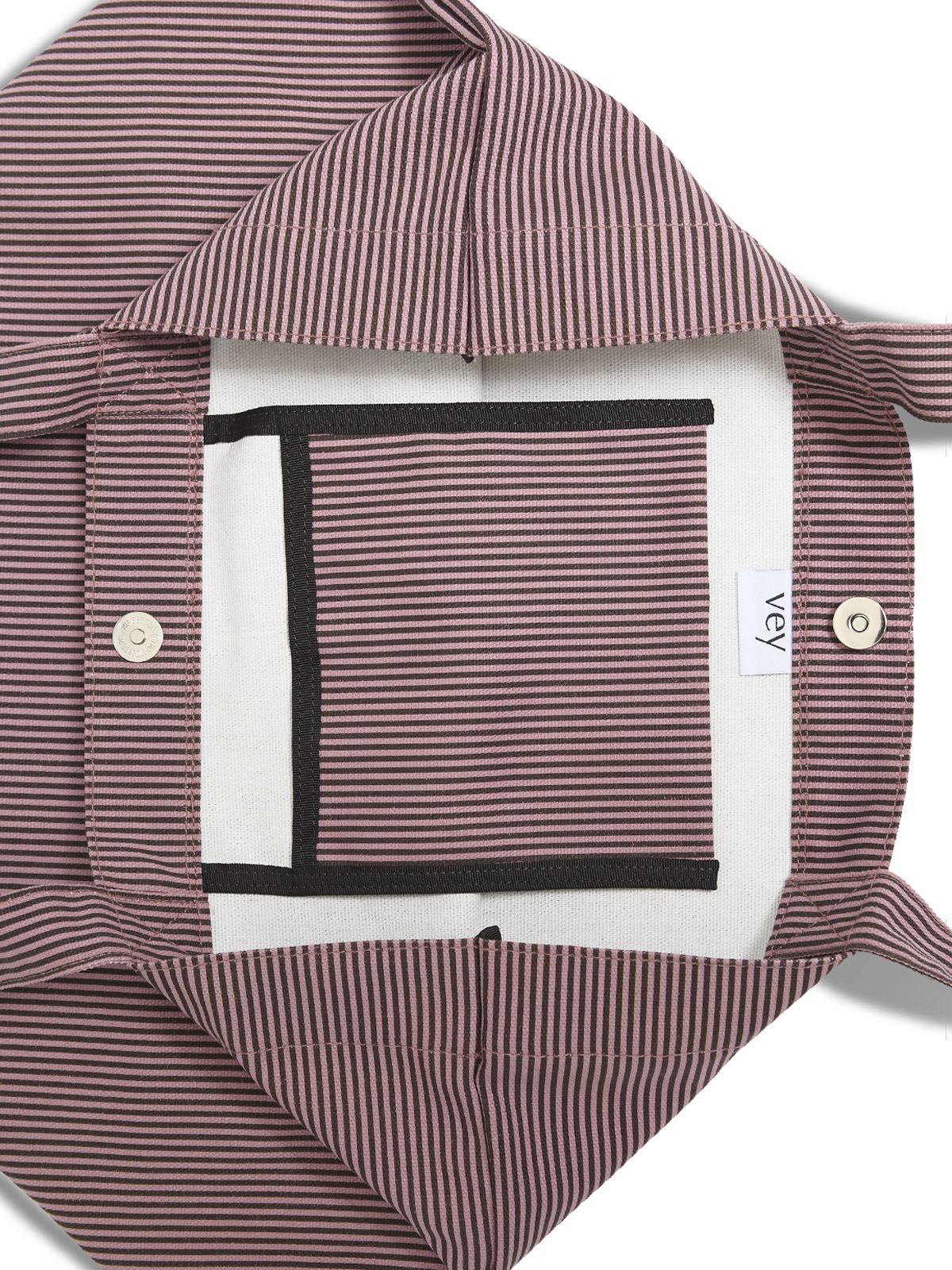 베이(VEY) Striped Bag (Pink)