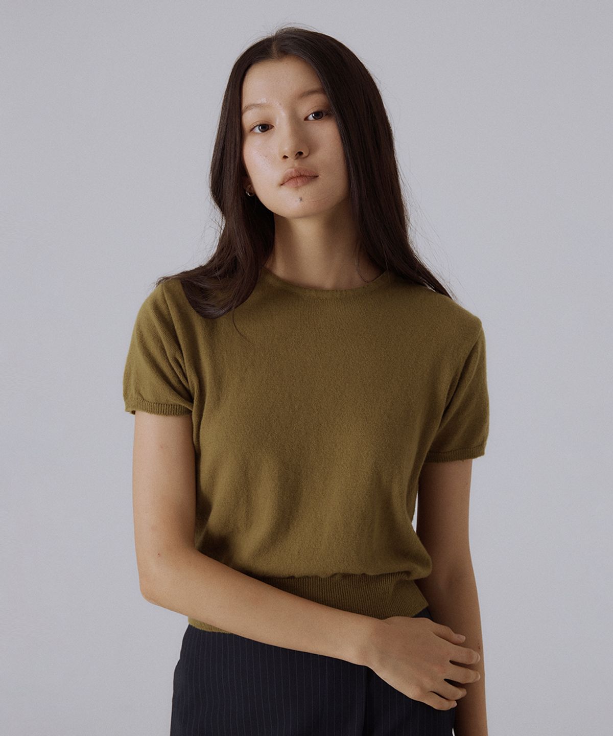 실른(SILN) Ever wool knit (OLIVE)