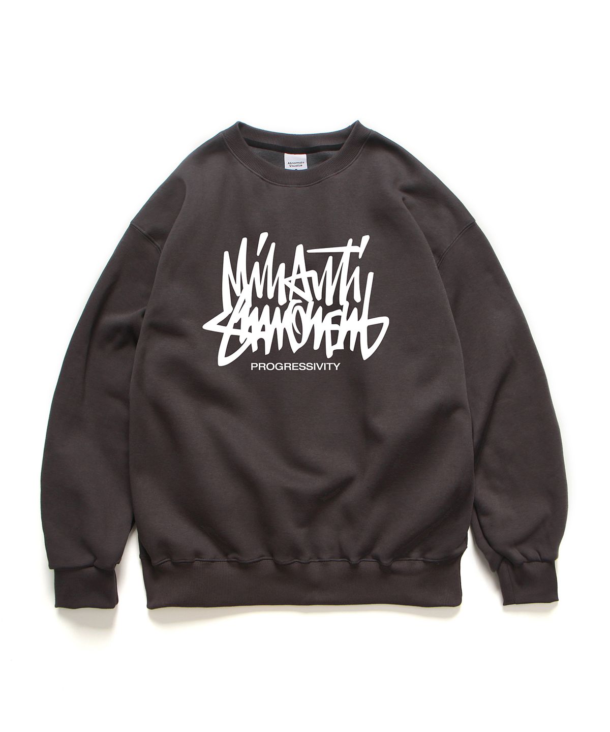 앱놀머씽(ABNORMALTHING) 엠피 루즈핏 맨투맨 그레이  (MP CREWNECK GREY)