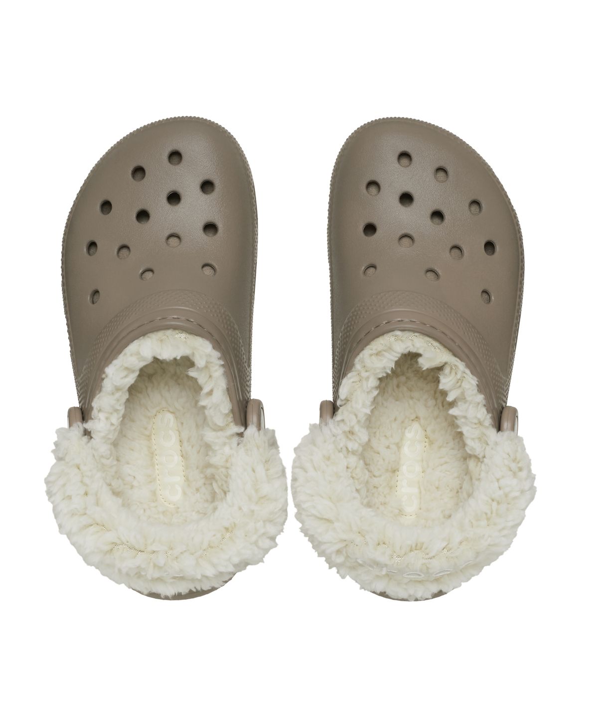 크록스(CROCS) 클래식 플리스 라인드 클로그(플리스 스트랩) - 머슈룸 / 211396-195