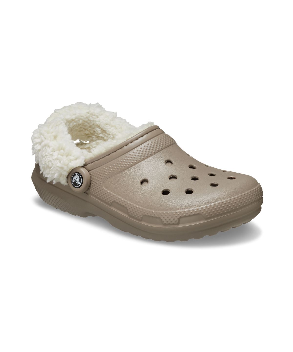 크록스(CROCS) 클래식 플리스 라인드 클로그(플리스 스트랩) - 머슈룸 / 211396-195