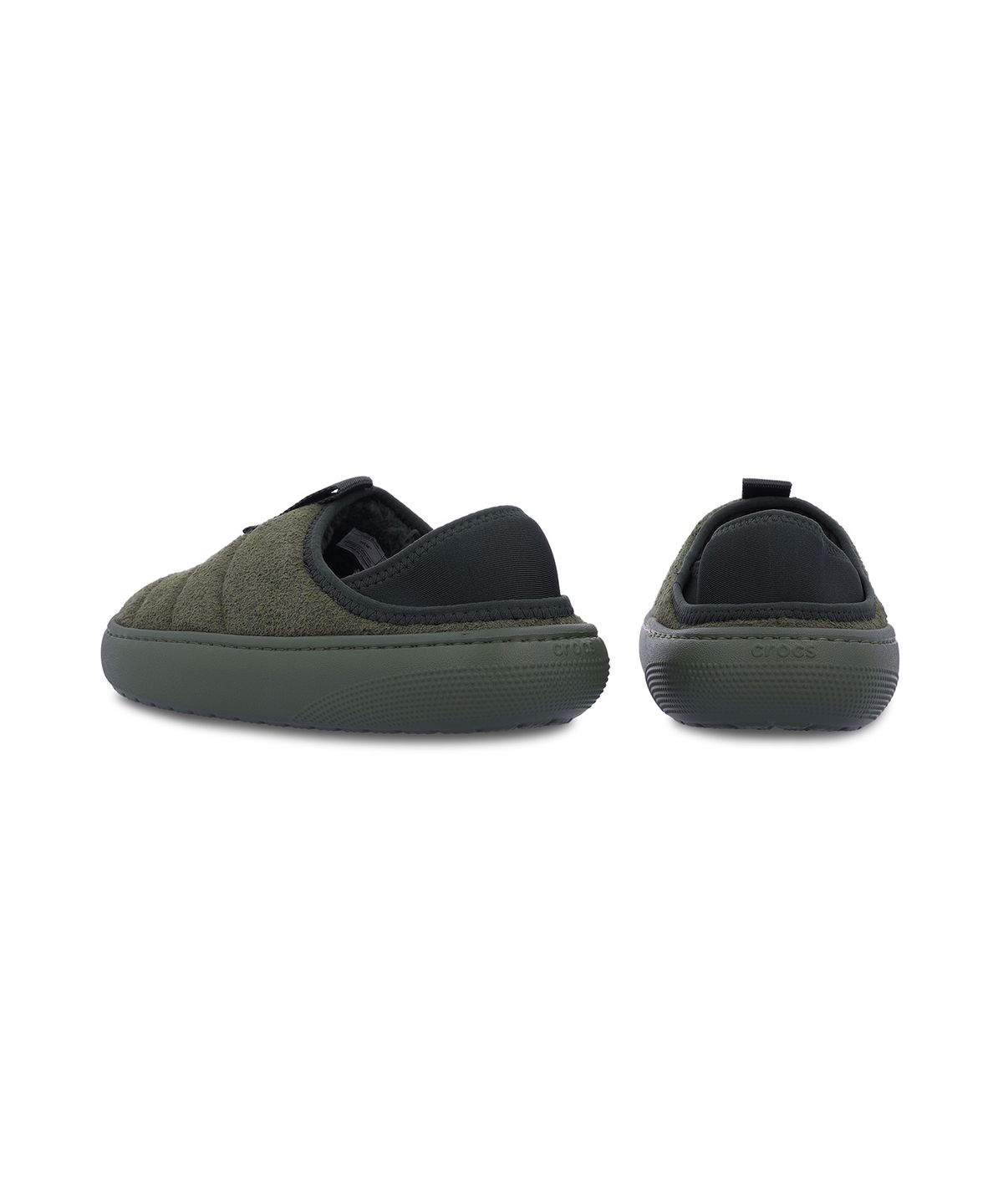 크록스(CROCS) 클래식 스웨이드 모크 - 아미 그린 / 212097-309