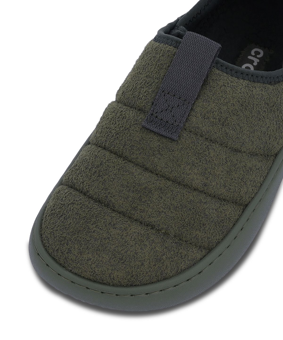 크록스(CROCS) 클래식 스웨이드 모크 - 아미 그린 / 212097-309
