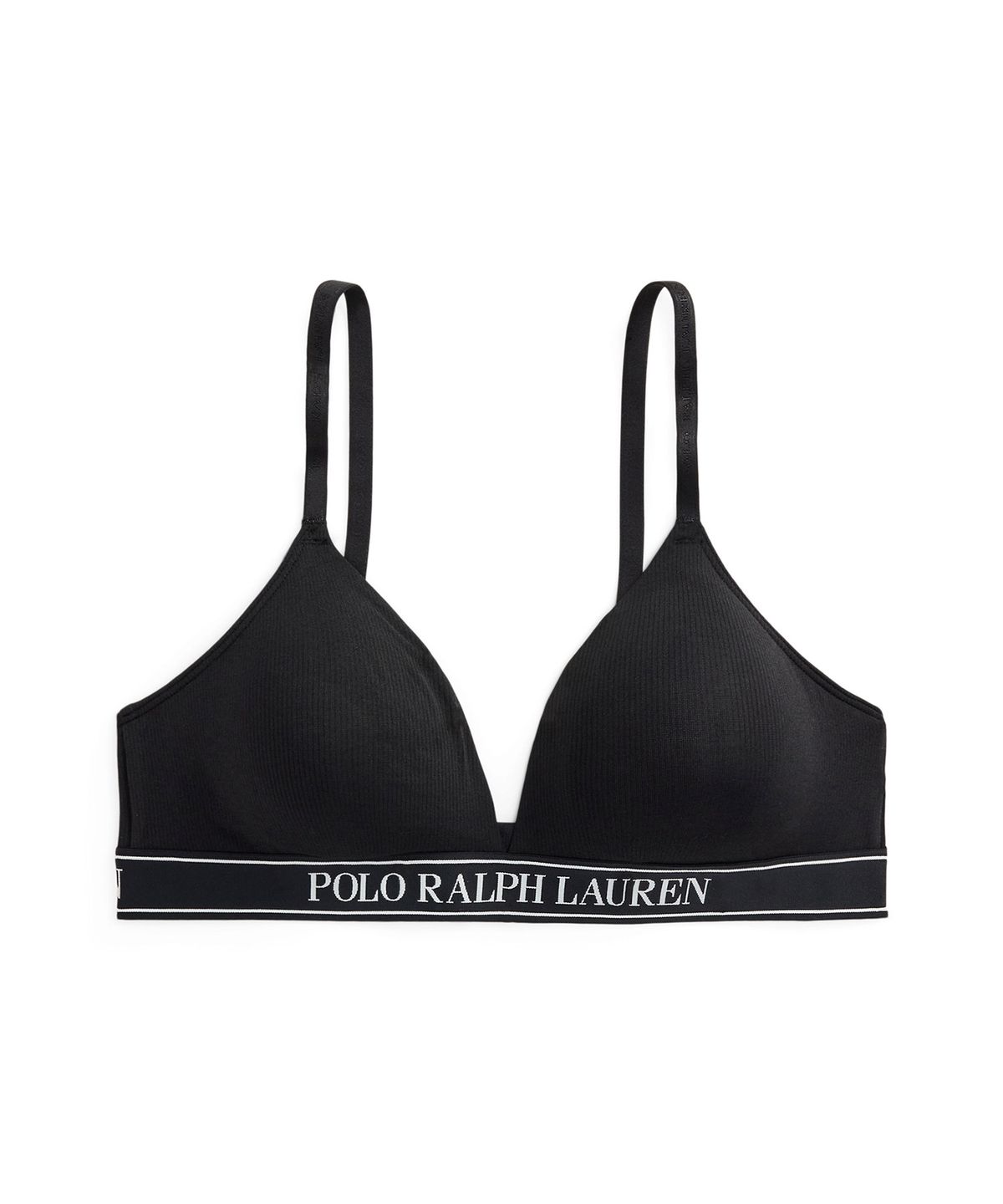 폴로 랄프로렌 이너웨어(POLO RALPH LAUREN INNERWEAR) 여성 트라이앵글 브라렛 블랙 4P0480