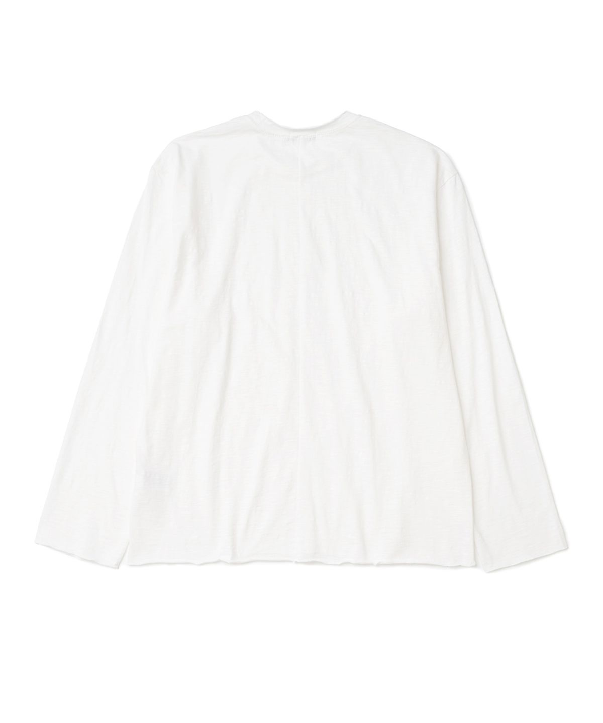 엑스오엑스(XOX) 로우 컷 슬럽 긴팔 티셔츠[WHITE]