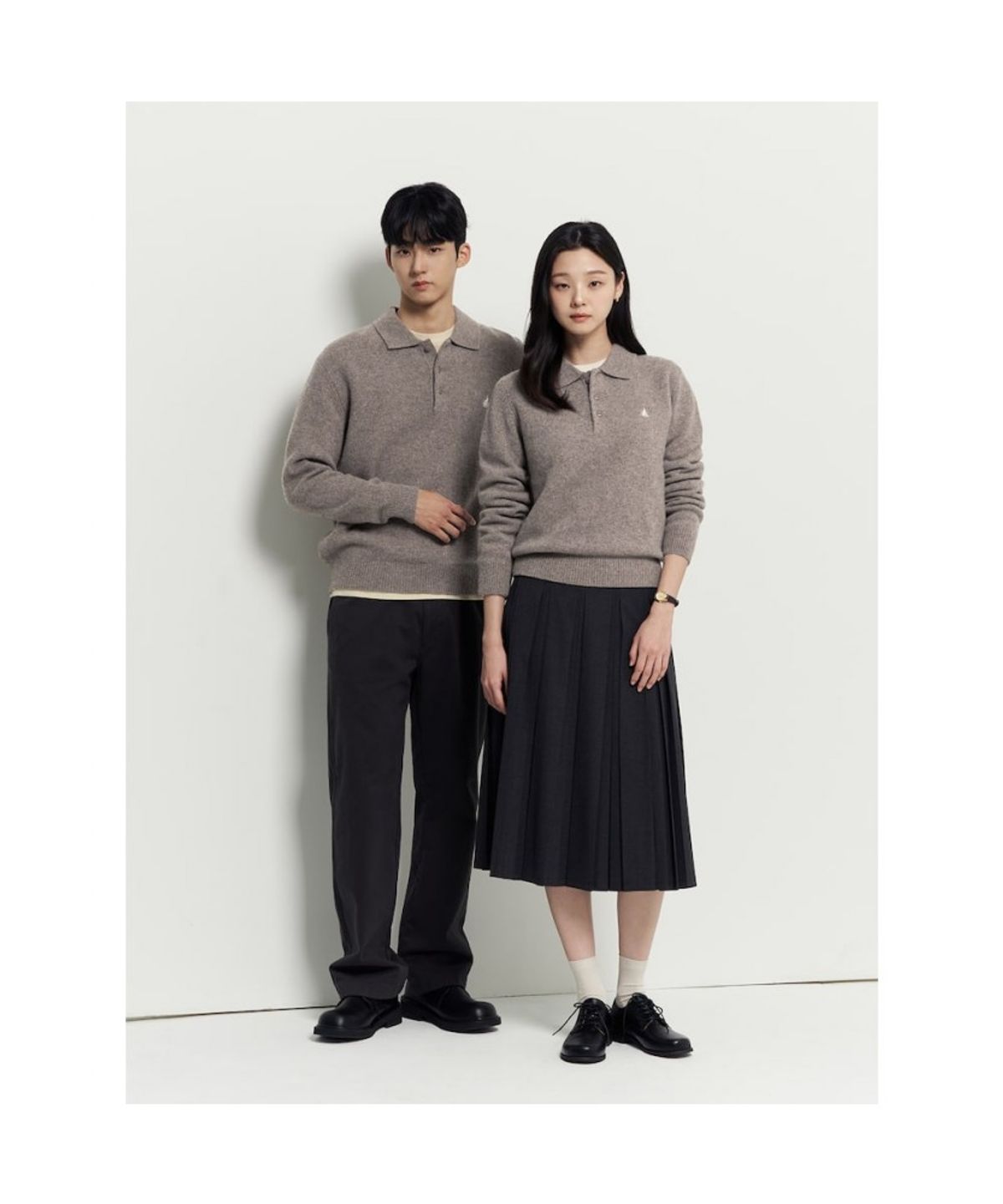 빈폴 멘(BEANPOLE MEN) 푸즈예티 칼라넥 니트  베이지