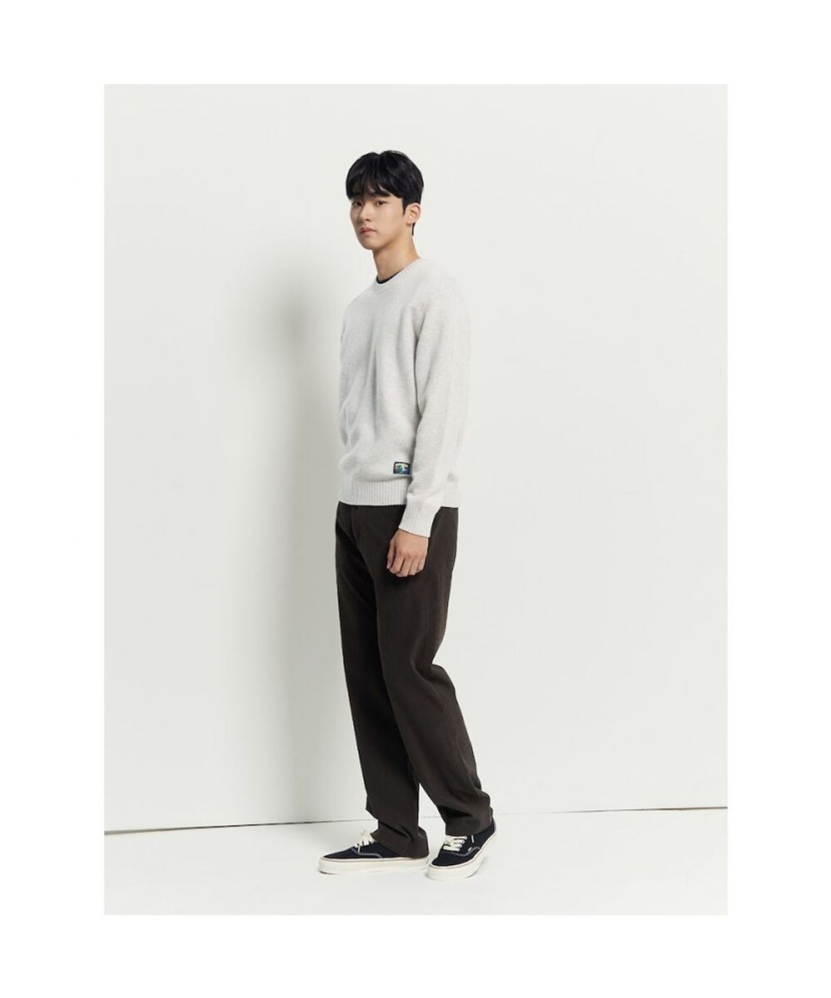 빈폴 멘(BEANPOLE MEN) 푸즈예티 라운드 니트  아이보리
