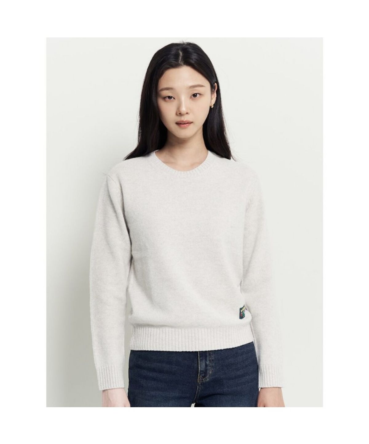 빈폴 멘(BEANPOLE MEN) 푸즈예티 라운드 니트  아이보리
