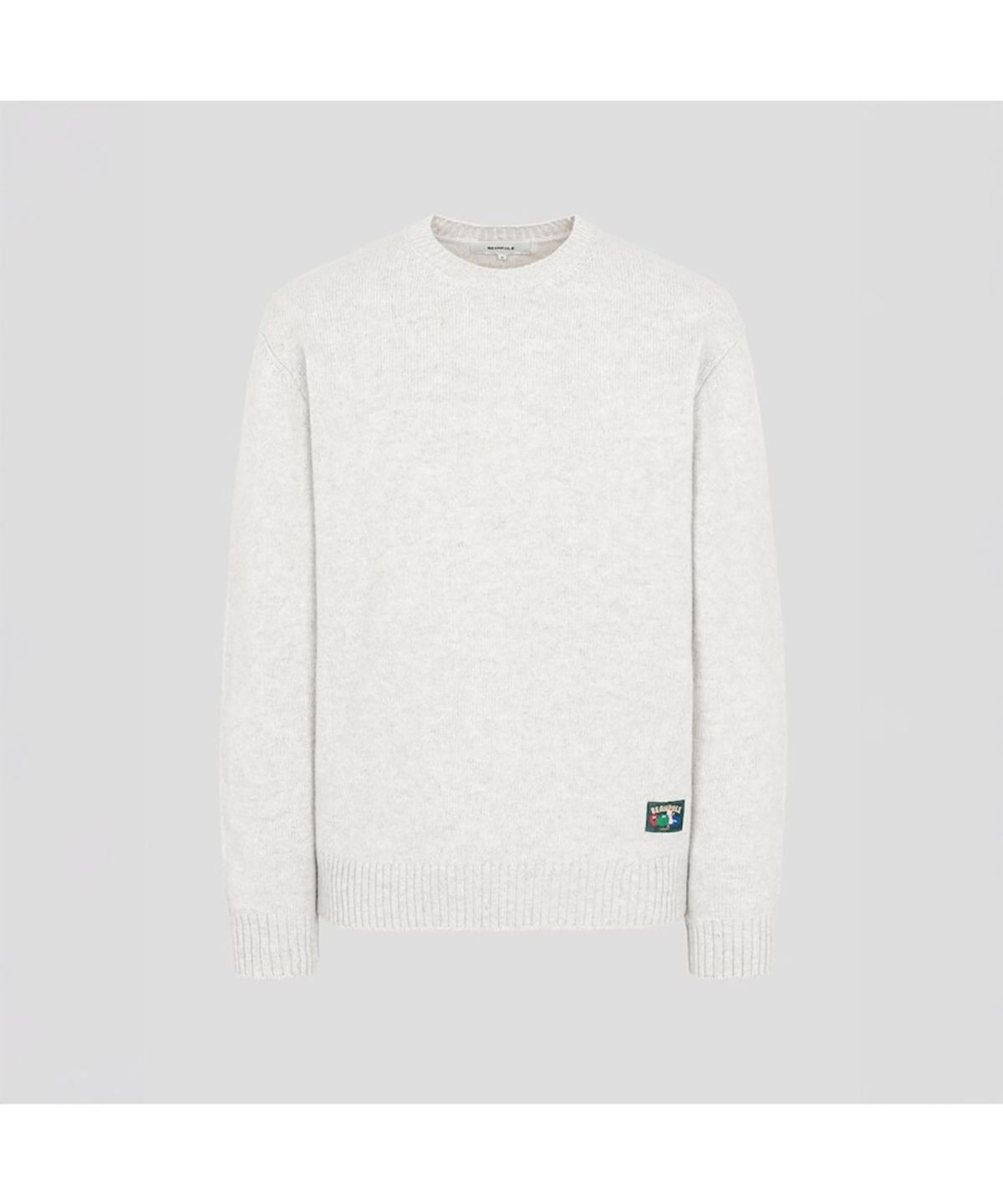 빈폴 멘(BEANPOLE MEN) 푸즈예티 라운드 니트  아이보리